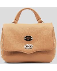 Zanellato - Cappuccino Leather Postina Baby Top Handle Bag - Lyst