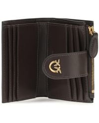 Pinko - Leather Wallet Marasca-Antique/Antique Calf & Purses - Lyst