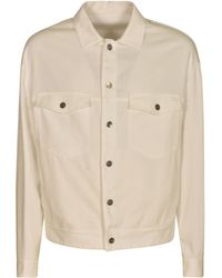 Giorgio Armani - Patched Pocket Buttoned Shirt - Lyst