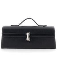 SAVETTE - Clutch Slim Symmetry Leather Calf Hand Bags - Lyst