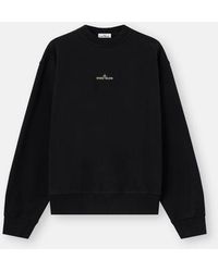 Stone Island - Stone Island Logo-Embroidered Sweatshirt - Lyst