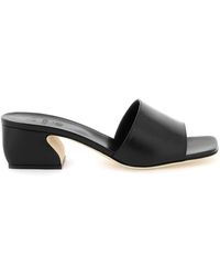 SI ROSSI - Nappa Leather Mules - Lyst