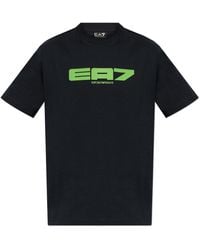 EA7 - T-Shirt With Logo - Lyst