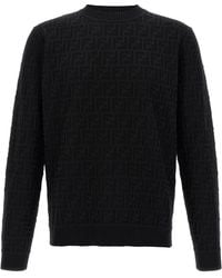 Fendi - Ff Jacquard Sweater - Lyst