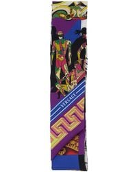Versace - Silk Theater Print Scarf - Lyst
