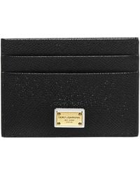 Dolce & Gabbana - Dolce & Gabbana Logo-Plaque Card Holder - Lyst