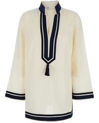 Tory Burch - Caftan Dress Cotton - Lyst