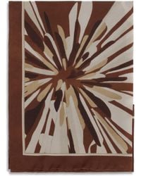 Brunello Cucinelli - Bloom Print Silk Pongãe Scarf - Lyst