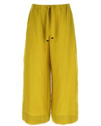 Max Mara - Linen Casual Pants - Lyst