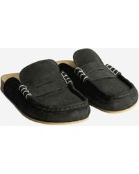 JW Anderson - Suede Mule Loafers - Lyst