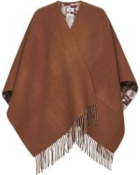 Fendi - Poncho Wool And Cashmere — Capes - Lyst