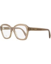 Celine - Geometric Butterfly Eyeglasses Cl50100I 045 Transparent- 54Mm/ Plastic (Acetate) - Lyst
