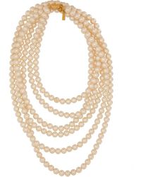 Moschino - Necklace With Pearls - Lyst