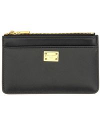 Dolce & Gabbana - Calfskin Plongã Card Holder - Lyst
