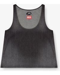 DIESEL - De-Misy- Cotton And Lyocell Tank Top - Lyst