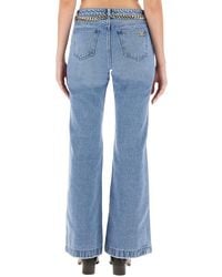 MICHAEL Michael Kors - Flare Fit Jeans Cotton - Lyst