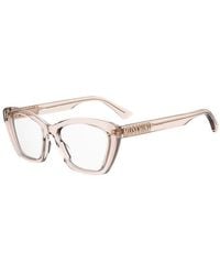 Moschino - Eyeglasses Cat Eye Full Rim, Transparent Frame And Clear Demo Lens Lens Mos6290Fwm00 - Lyst