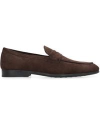Tod's - Suede Loafers Calf - Lyst
