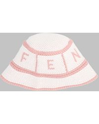 Fendi - Bucket Hat Crochet Cotton Polyamide - Lyst