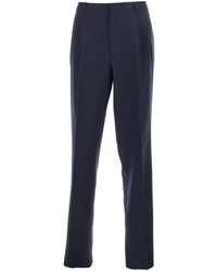 Lardini - Tailored Trousers With Double Pence - Lyst