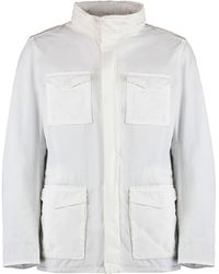 Herno - Field Button-Front Cotton Jacket - Lyst