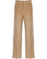 Palm Angels - Wide-leg Cotton Cargo Trousers - Lyst