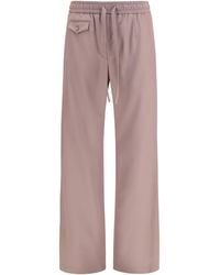 Dolce & Gabbana - Wool Jogging Pants Merino Ovis Aries - Lyst