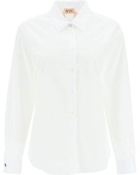 N°21 - N.21 Shirt With Jewel Buttons - Lyst