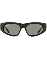 Balenciaga - Cateye Sunglasses Bb0095S 001- 53Mm 0095 Plastic (Acetate) - Lyst