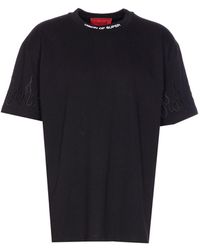 Vision Of Super - T-Shirt With Embroidered Logo And Flames - Lyst