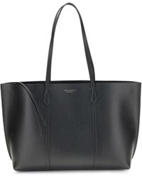 Tory Burch - Perry Tote Bag Calf Leather Bos Taurus Handbags - Lyst