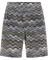 Missoni - Irregular Zigzag Bermuda Shorts Bermuda And Short - Lyst