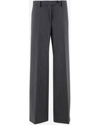 N°21 - Stretch Wool-Blend Straight-Leg Pants - Lyst