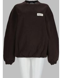 Jacquemus - Corso Logo Sweatshirt Cotton Sweater - Lyst