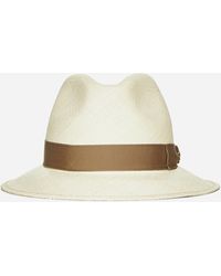 Borsalino - Quito Mid Brim Panama Hat - Lyst