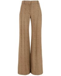 Ermanno Scervino - Printed Viscose Wide-Leg Pant - Lyst