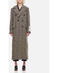 Golden Goose - Double Breasted Wool Coat - Lyst
