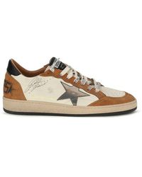 Golden Goose - Multicolor Calf Leather Bos Taurus Sneakers - Lyst