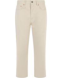 R13 - Straight-Leg Jeans Cotton - Lyst