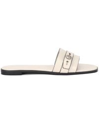 Tory Burch - Flat Sandal Romy Sheep Leather - Lyst