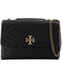 Tory Burch - Kira Chevron Convertible Shoulder Bag Leather Lambskin Shoulder-Hobo-Bags - Lyst