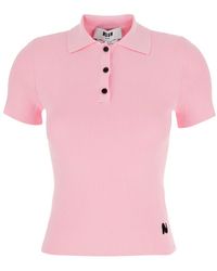 MSGM - Dress/Sweater With Long Sleeves And Round Neck - Lyst