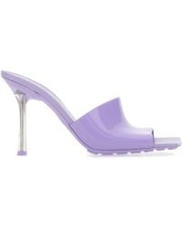Bottega Veneta - Lilac Pvc Stretch Mules - Lyst