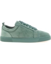 Christian Louboutin - Louis Junior Orlato Velour Sneakers - Lyst