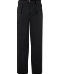 Slowear - Trousers With Pleats Wool Blend Polyester - Lyst