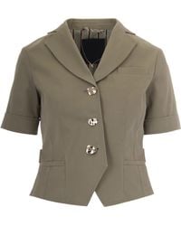 Liu Jo - Peppermint Cropped Blazer - Lyst
