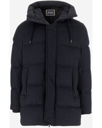 Herno - Silk And Cashmere Padded Down Jacket - Lyst
