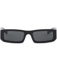 Prada - Sunglasses With Triangle Logo - Lyst