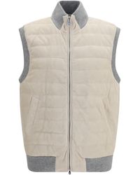 Brunello Cucinelli - Padded Vest Blazers E Vests - Lyst
