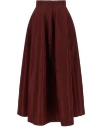 Alberta Ferretti - Panel Skirt - Lyst